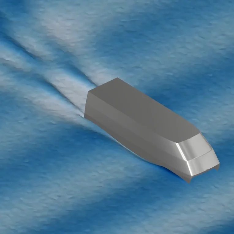 Marine wave tank video frame